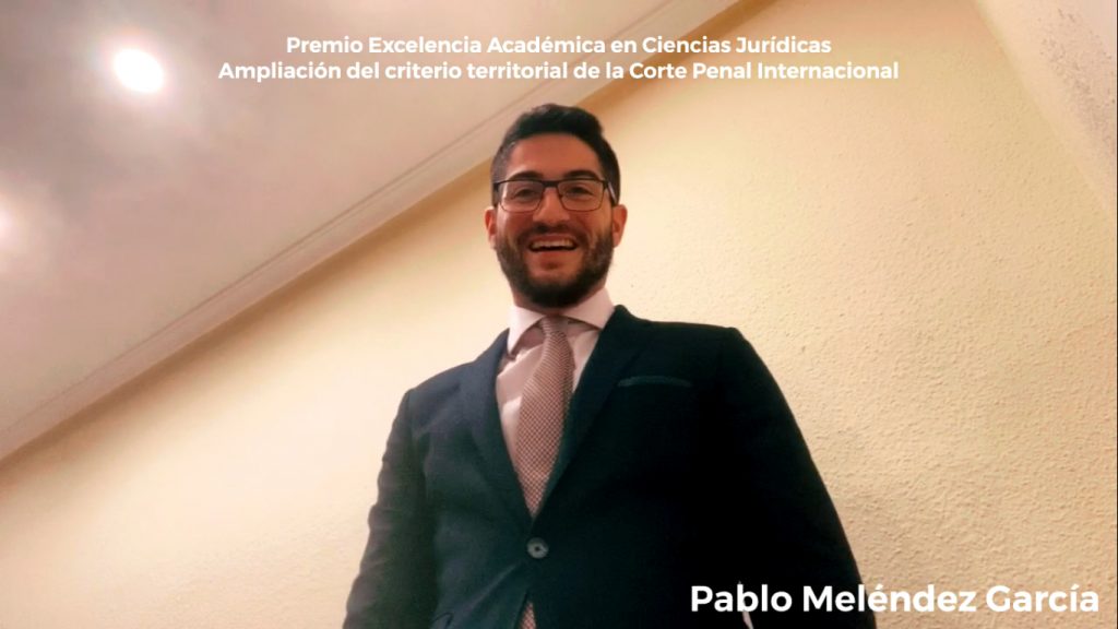 I Premios Cátedra Ateneo de Cádiz a la Excelencia Académica – Pablo Meléndez García (Ciencias Jurídicas y Sociales)